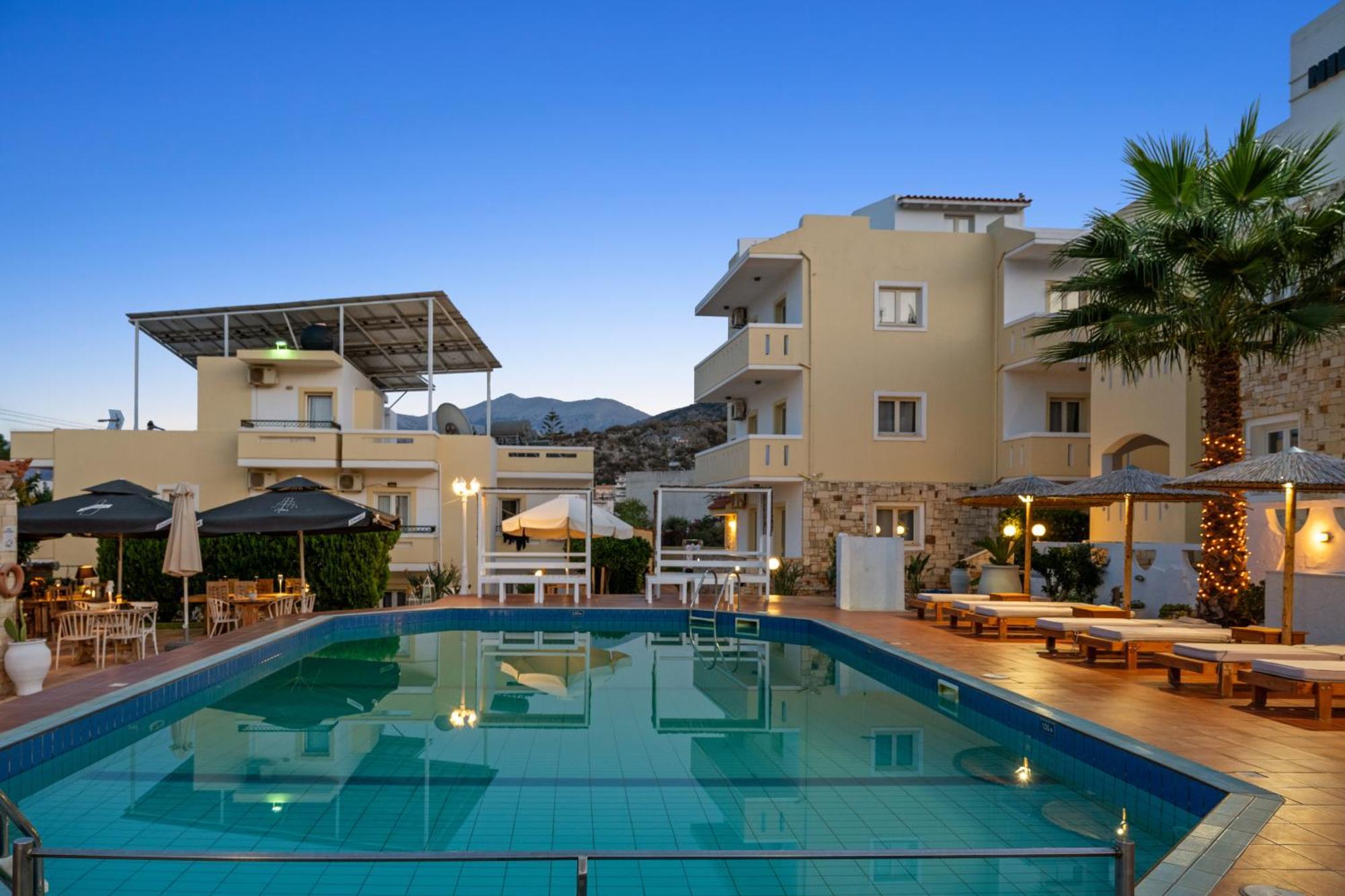 Nikos Apartments Stalida Dış mekan fotoğraf